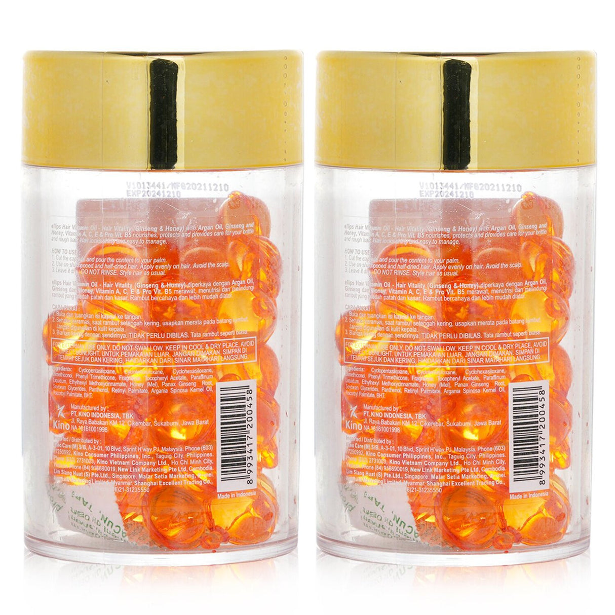 Ellips - Hair Vitamin Oil - Hair Vitality Duo - 2x50capsules