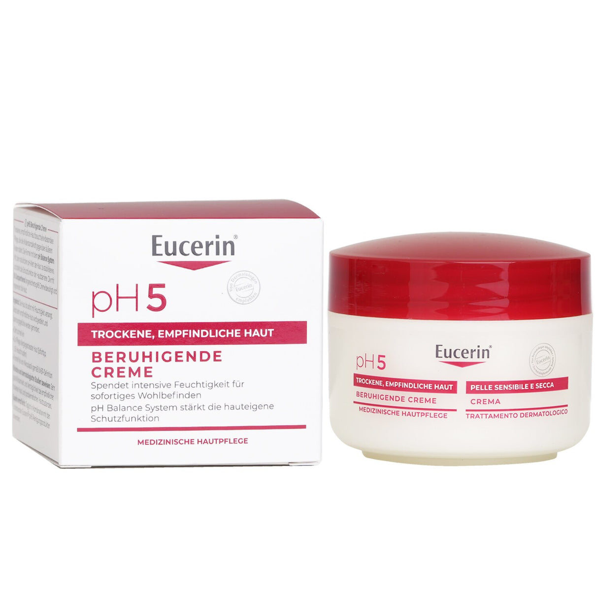 Eucerin pH 5 Dry Sensitive Face and Body Cream 75ml