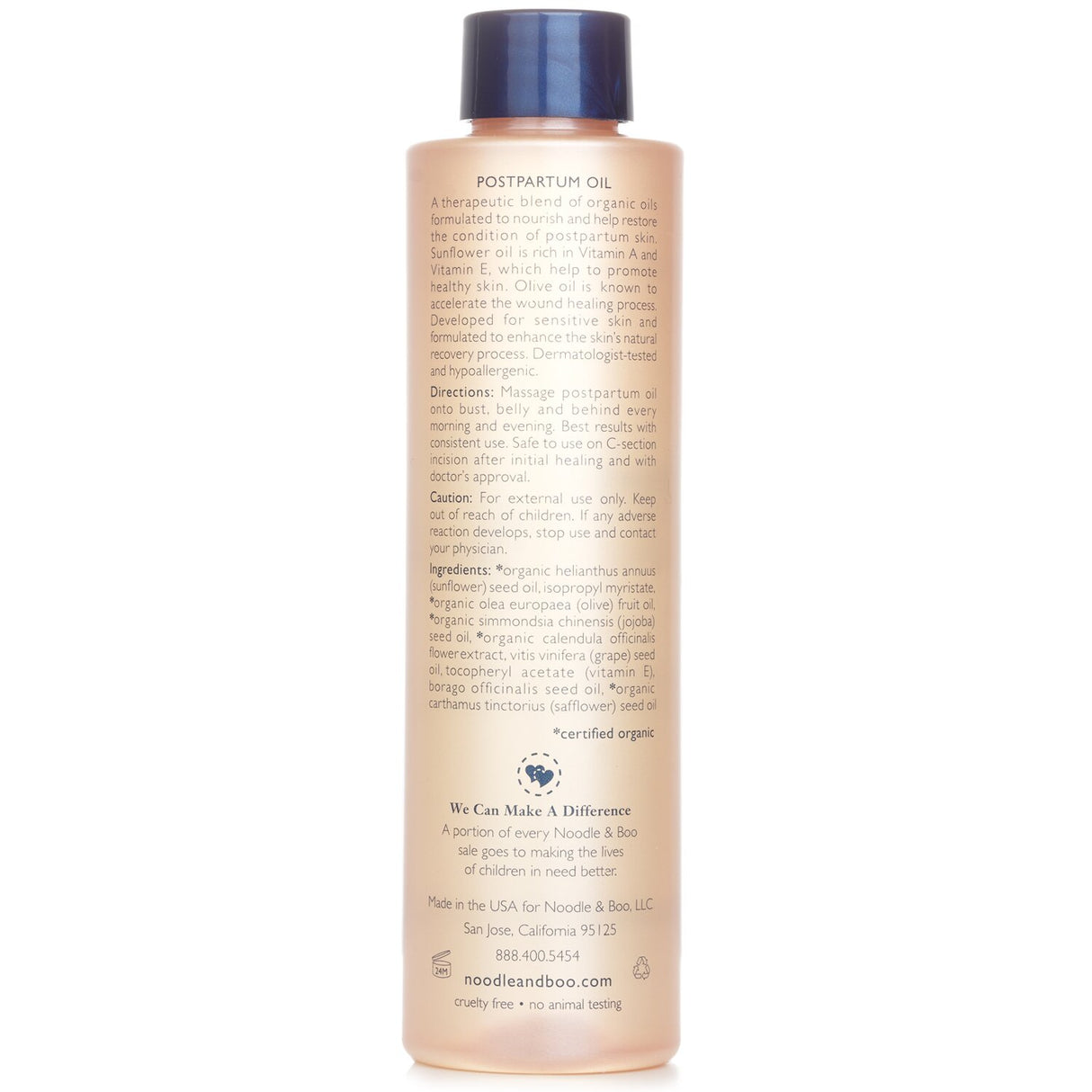 Noodle & Boo Postpartum Skin Care Oil 207ml/7oz