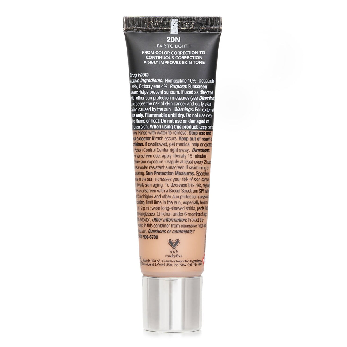 Dermablend Continuous Correction™ CC Cream SPF 50 - # 20N Fair To Light 1 30ml