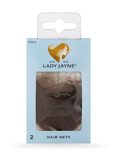 Lady Jayne - Light Brown Hair Nets - 2 Pk