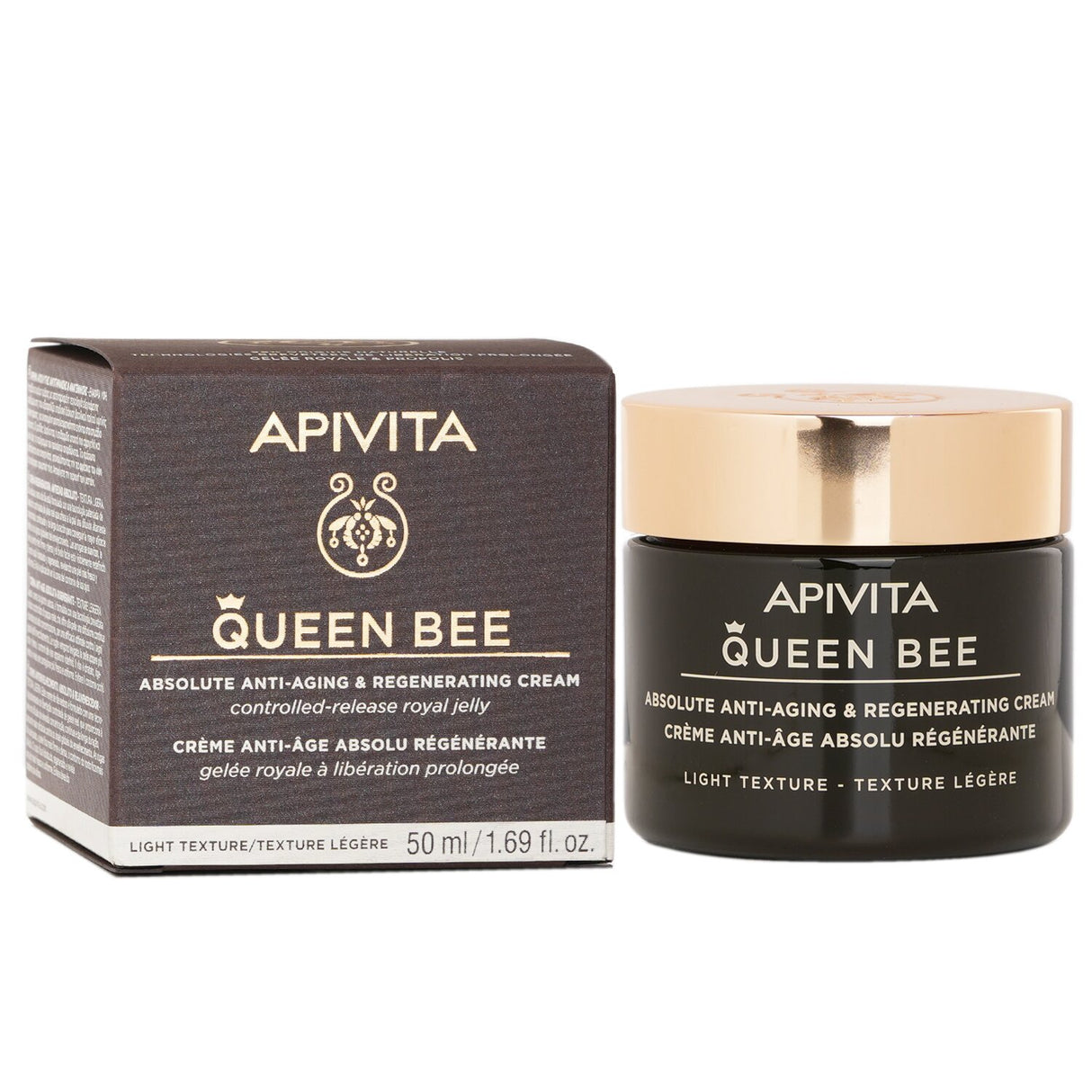 Apivita Queen Bee Absolute Anti Aging & Regenerating Cream Light Texture 50m