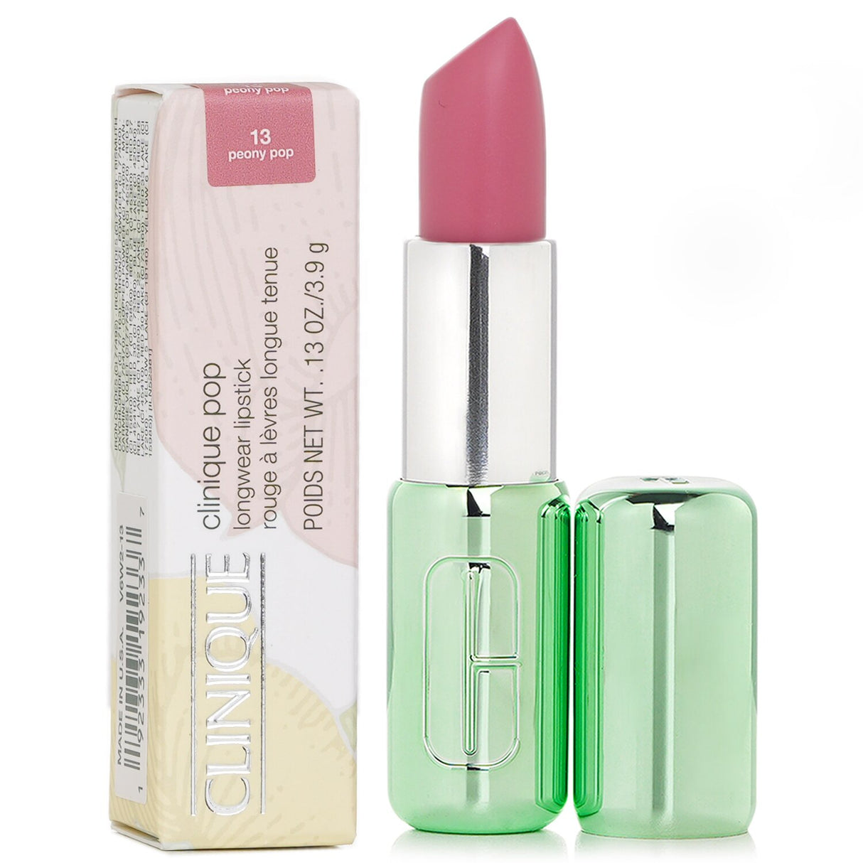 Clinique Pop Longwear Lipstick Matte - # 13 Peony Pop 3.9g/0.13oz