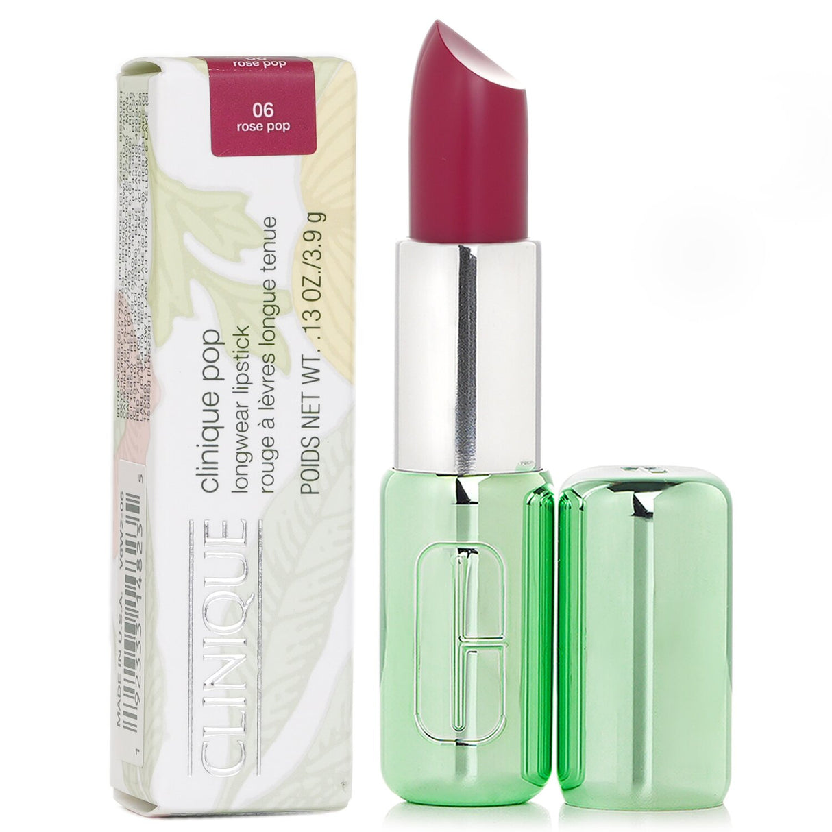 Clinique Pop Longwear Lipstick Matte - # 06 Rose Pop 3.9g/0.13oz