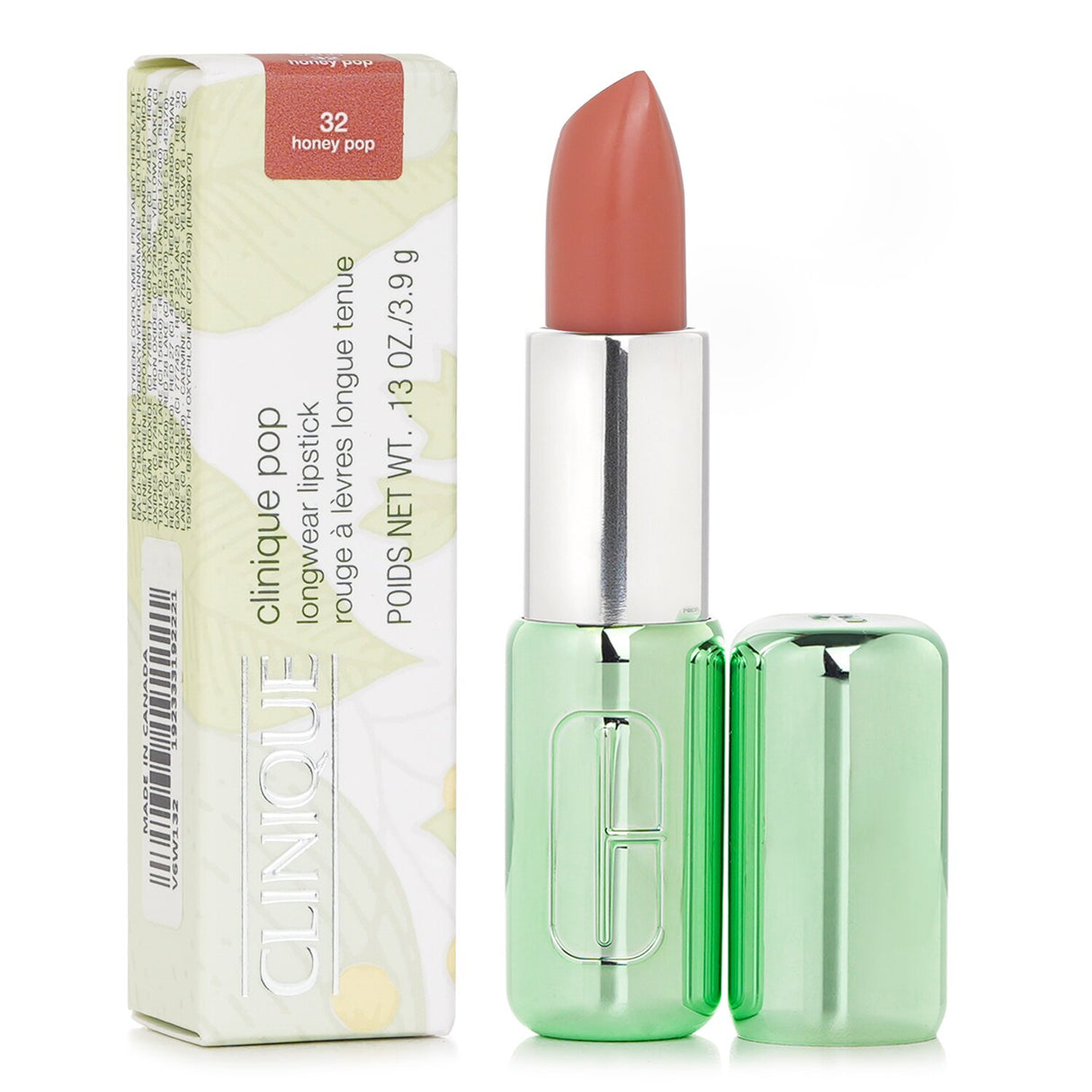 Clinique Pop Longwear Lipstick Satin - # 32 Honey Pop 3.9g/0.13oz