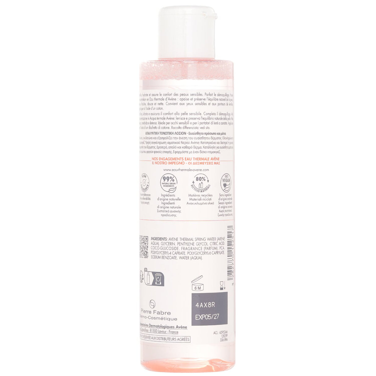 Avene Soothing Toning Lotion 200ml/6.7oz