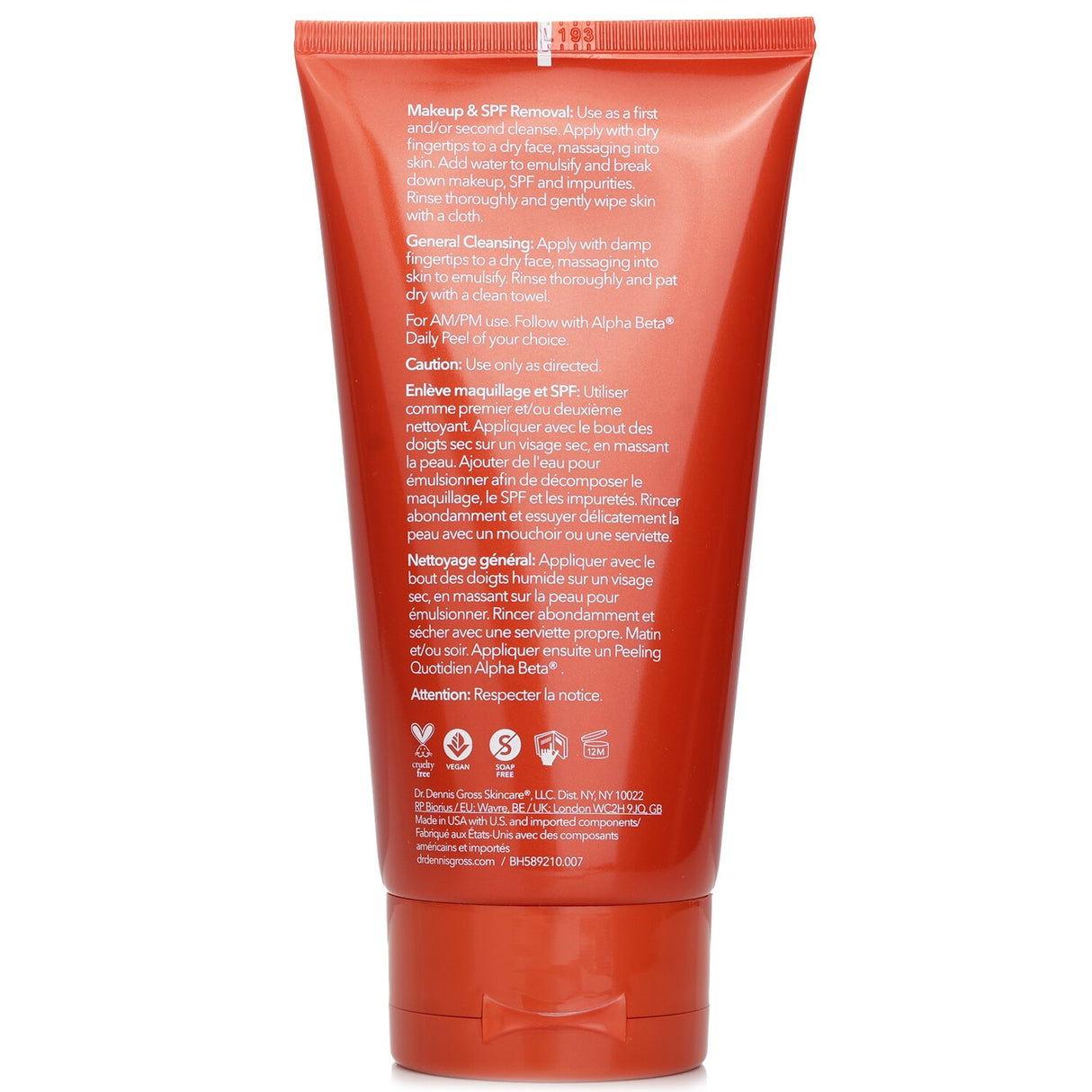 Dr Dennis Gross Vitamin C Lactic Creamy Cleansing Oil 177ml/6oz