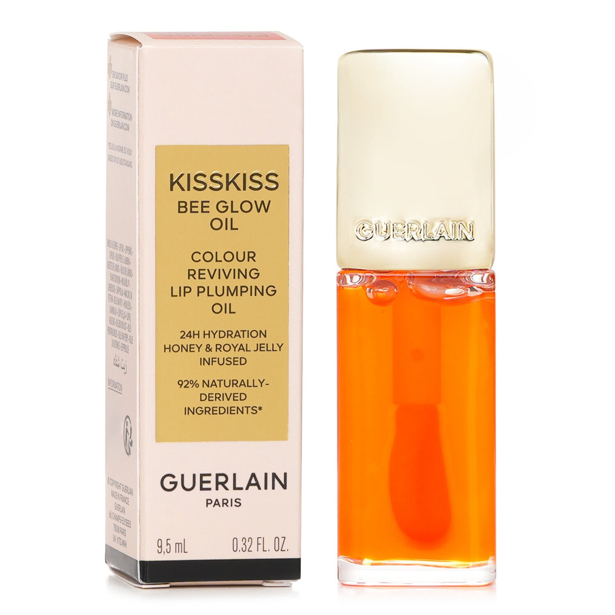 Guerlain KissKiss Bee Glow Oil Colour Reviving Lip Plumping Oil - # 319 Peach Gl