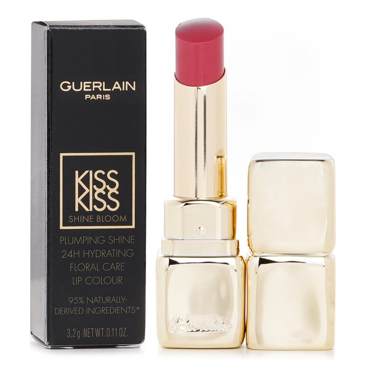 Guerlain Kisskiss Shine Bloom Lipstick - # 229 Petal Blush 3.2g/0.11oz