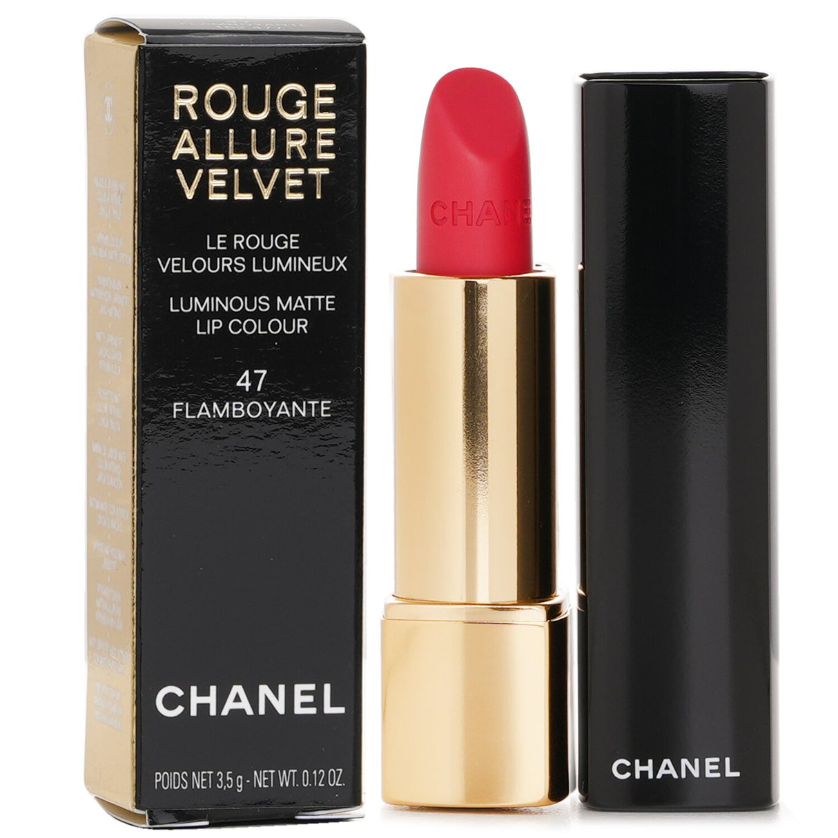 Chanel Rouge Allure Velvet Luminous Matte Lip Colour - # 47 Flamboyante 3.5g/0.1