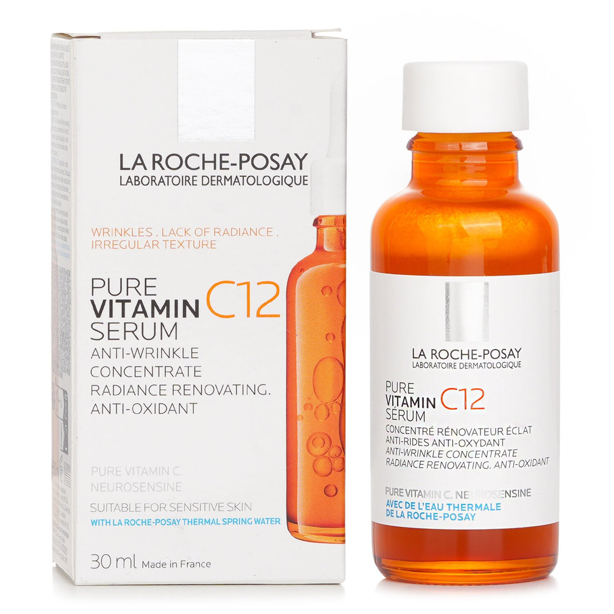 La Roche Posay Pure Vitamin C12 Serum Anti Wrinkle Concentrate, Radiance Renovat
