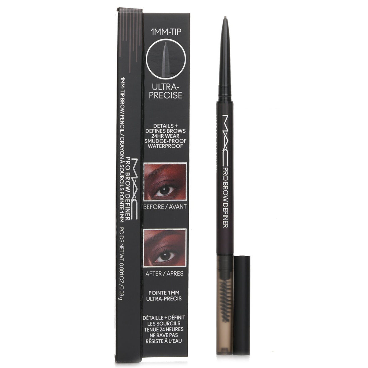 MAC Pro Brow Definer 1MM Tip Brow Pencil - # Genuine Aubergine 0.03g/0.001oz