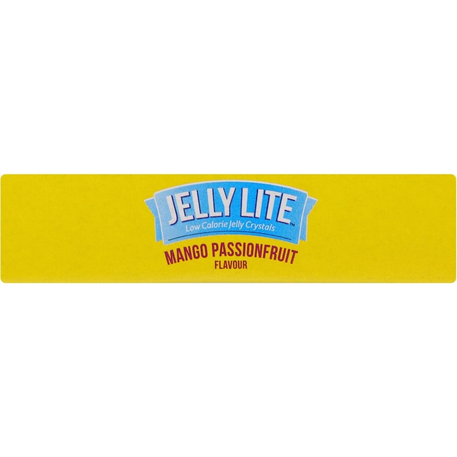Aeroplane Jelly Lite Crystals Mango Passionfruit Low Sugar Sachet 2 x 9g