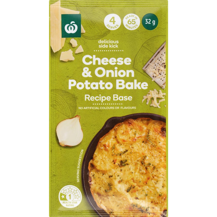 Woolworths Recipe Base Cheese And Onion Potato Bake 32g