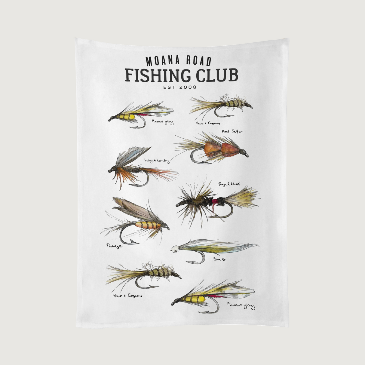Moana Road - Fly Fishing Tea Towel - Fly Fishing