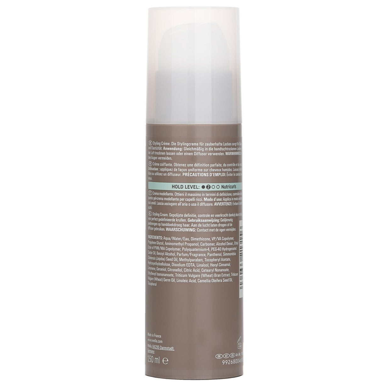 Wella Nutricurls EIMI Curl Shaper 72h Curl Defining Gel Cream 150ml