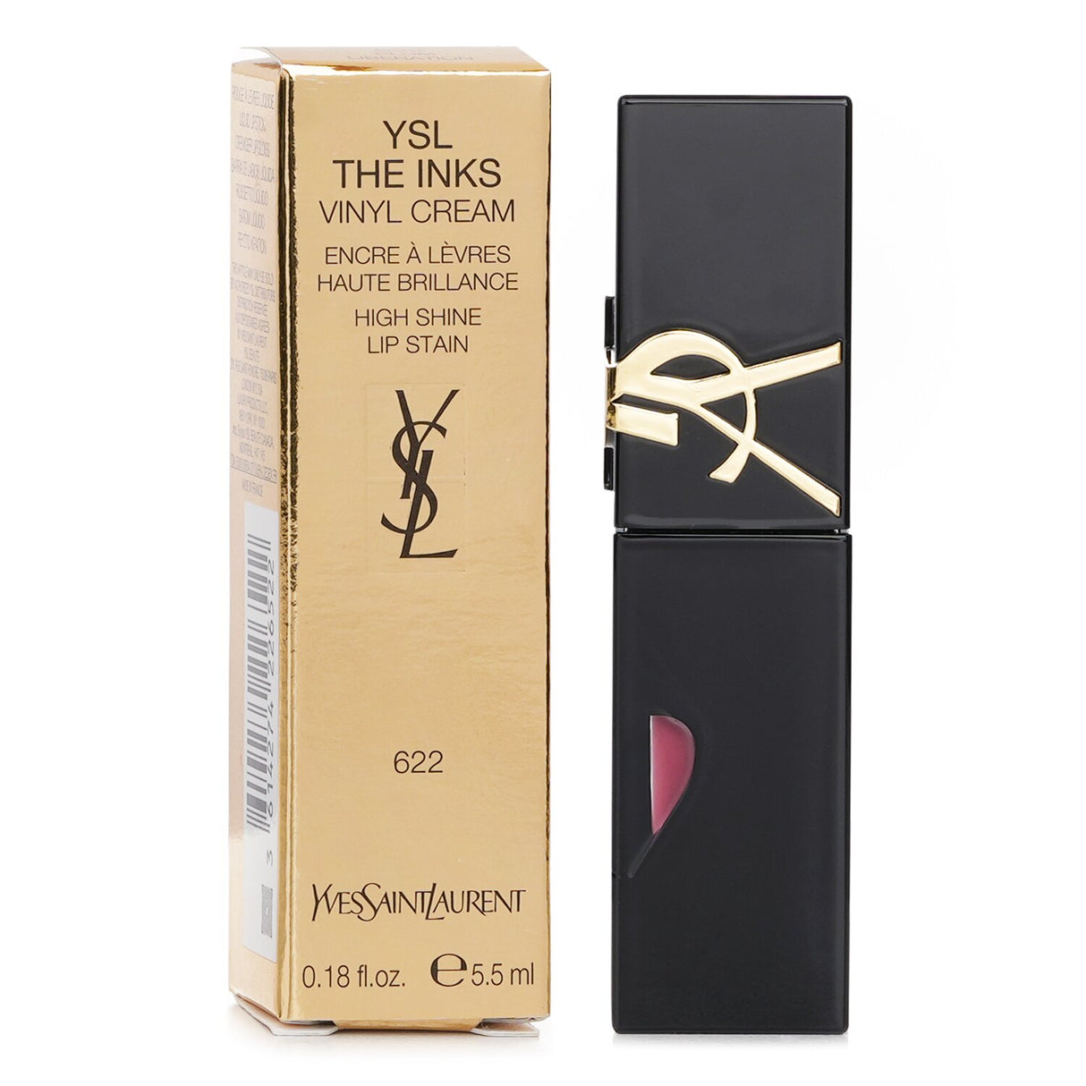 Yves Saint Laurent The Inks Vinyl Cream High Shine Lip Stain - #622 Plum Liberat