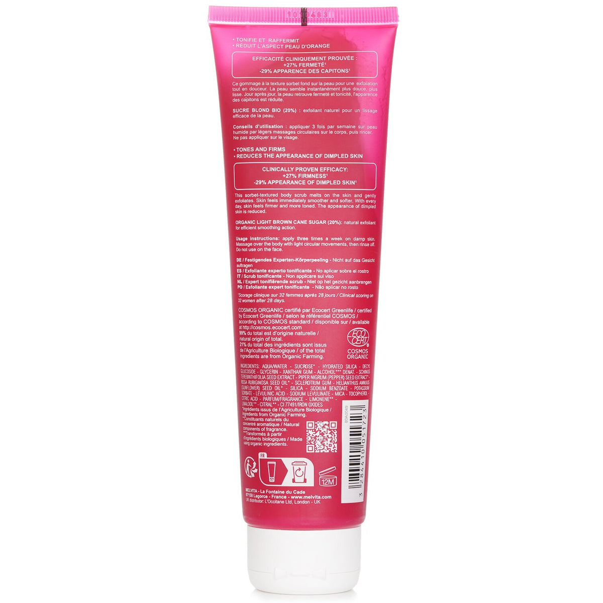 Melvita L'Or Rose Expert Toning Scrub 150ml/6oz
