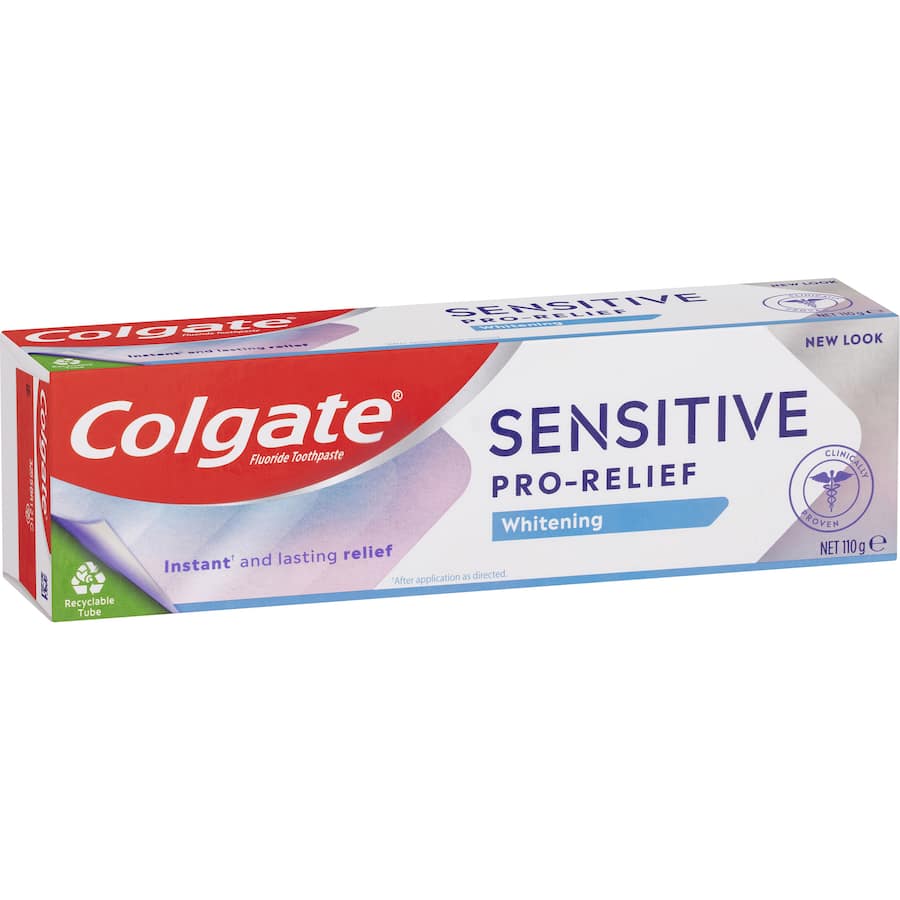 Colgate Sensitive Toothpaste Pro Relief Teeth Whitening Tube 110g