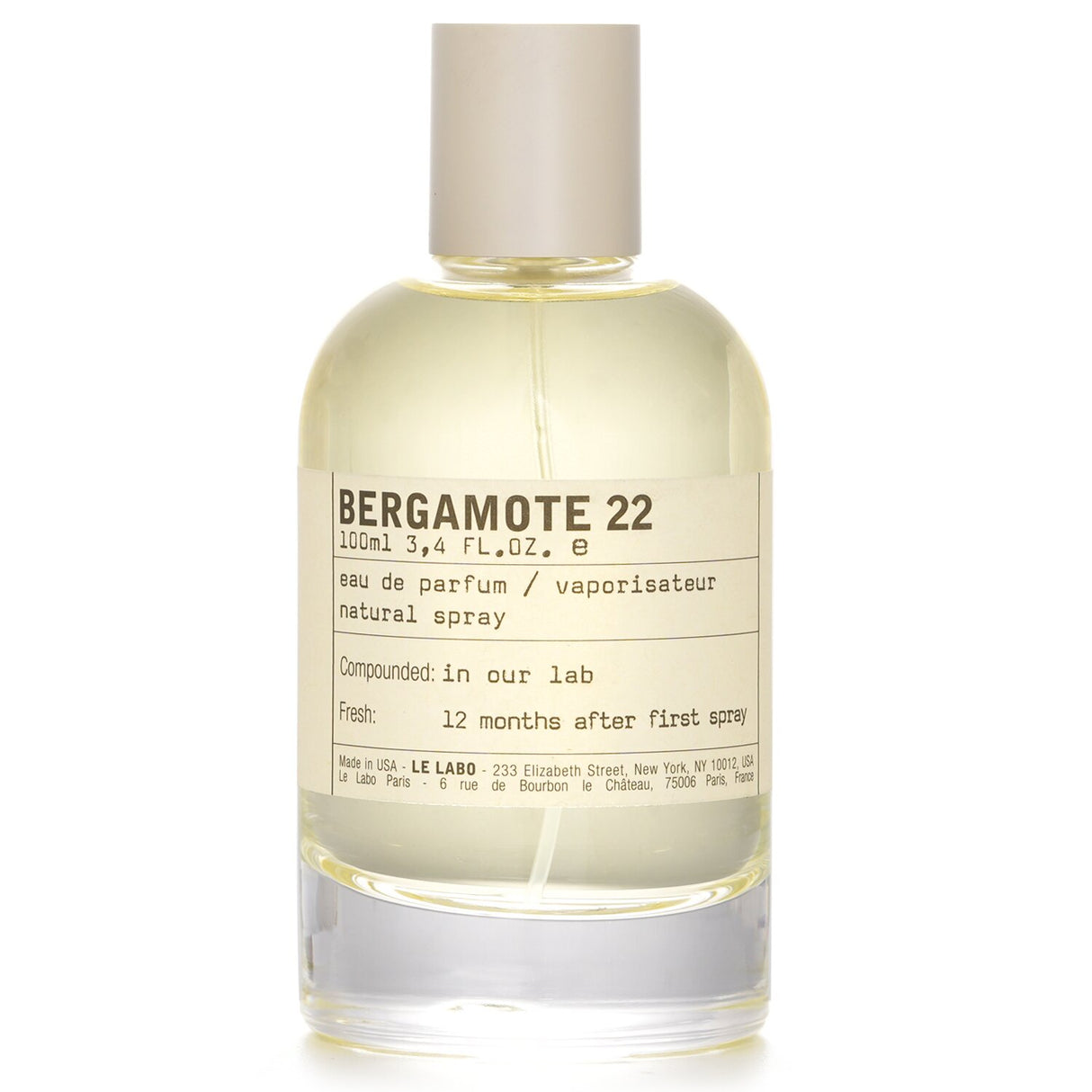 Le Labo Bergamote 22 Eau De Parfum Spray 100ml/3.4oz