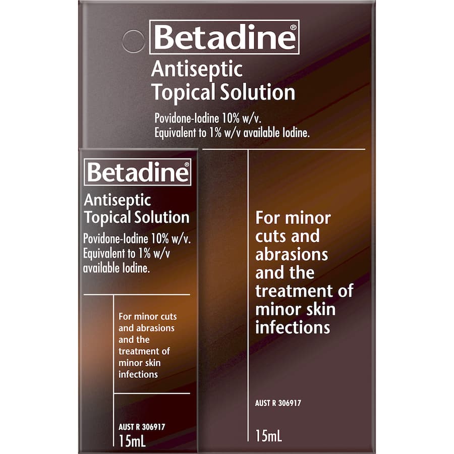Betadine Antiseptic Liquid 15mL