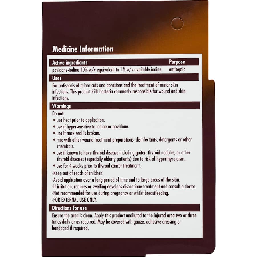 Betadine Antiseptic Liquid 15mL