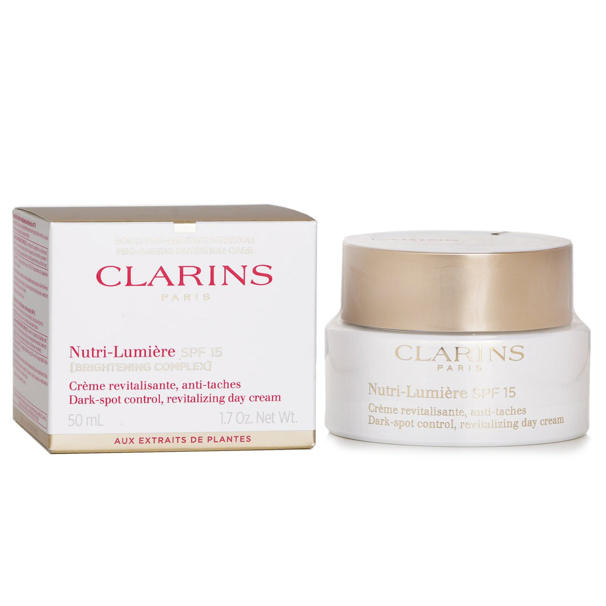 Clarins Nutri Lumiere SPF 15 Dark Spot Control, Revitalizing Day Cream 50ml
