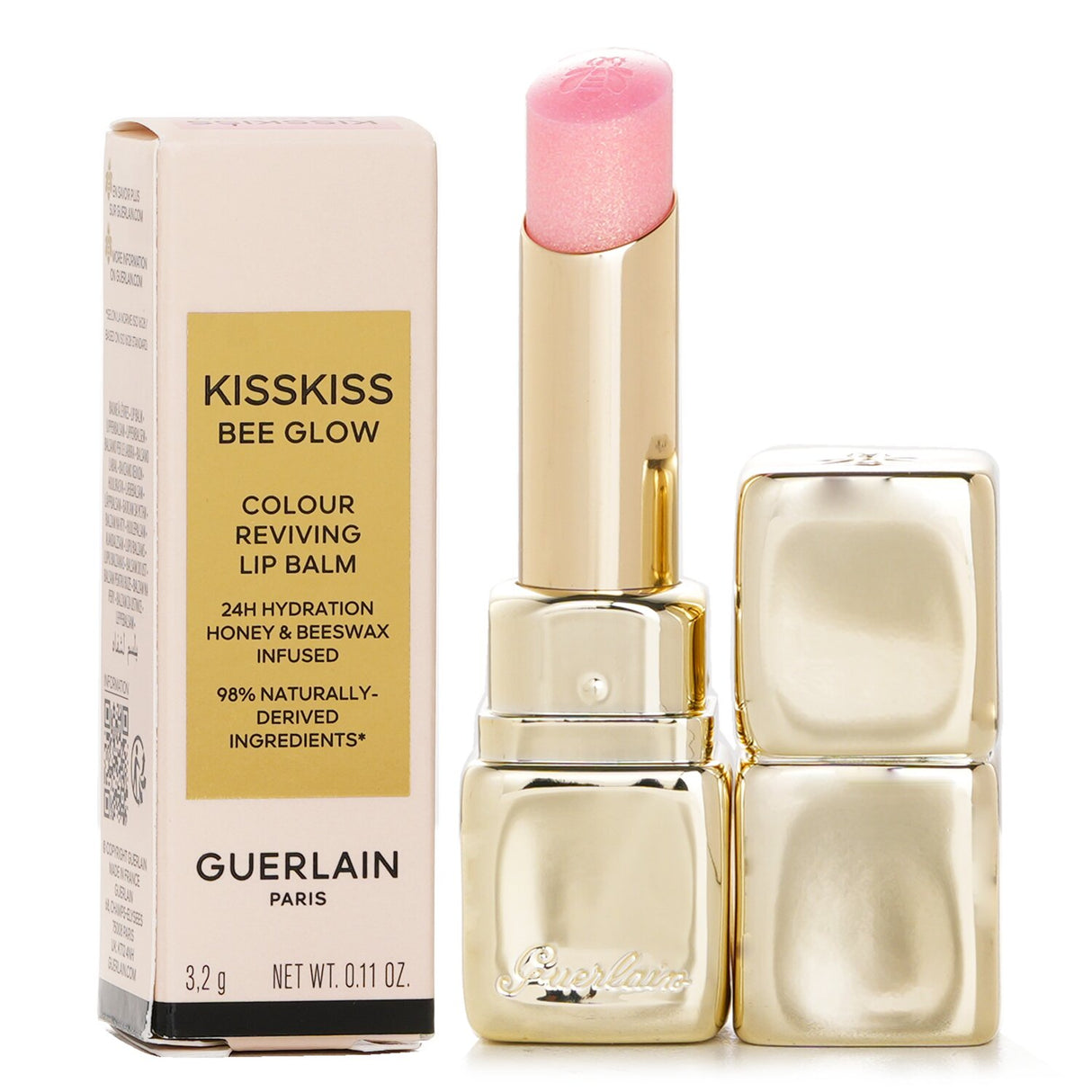 Guerlain KissKiss Bee Glow Lip Balm - #358 Pearly Rose 3.2g