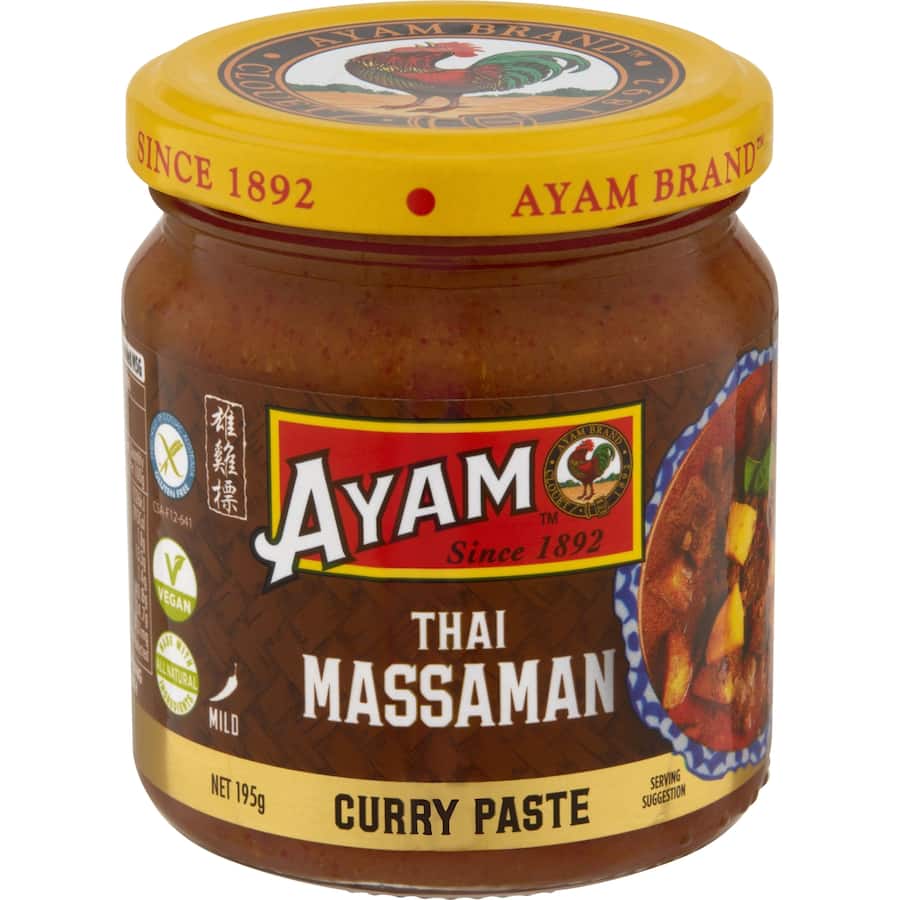 Ayam Curry Paste Thai Massaman Jar 195g