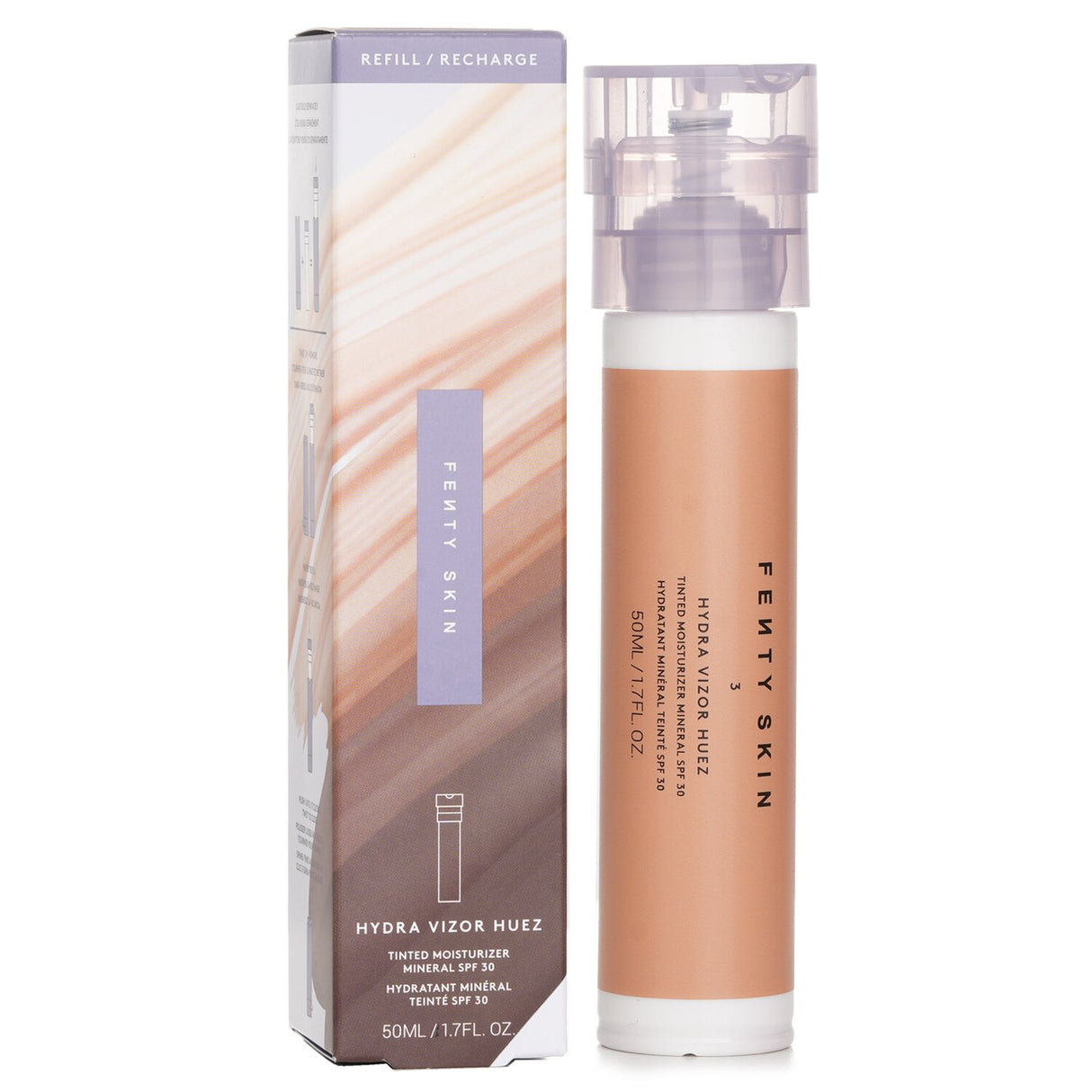 Fenty Beauty by Rihanna Hydra Vizor Huez Tinted Moisturizer Mineral SPF 30 Refil