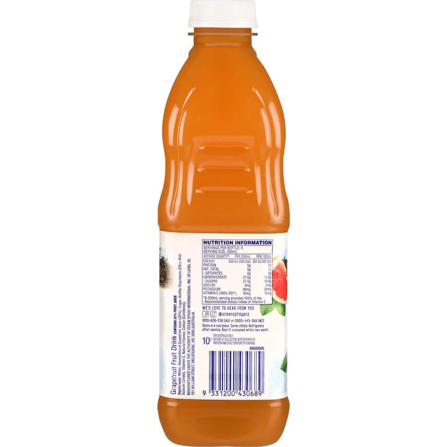 Ocean Spray Fruit Drink Ruby Red Grapefruit 1.5L