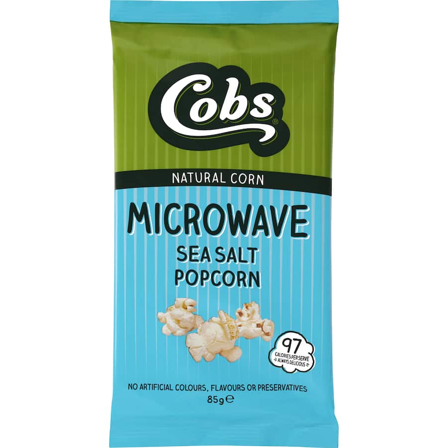 Cobs Popcorn Microwave Sea Salt 85g