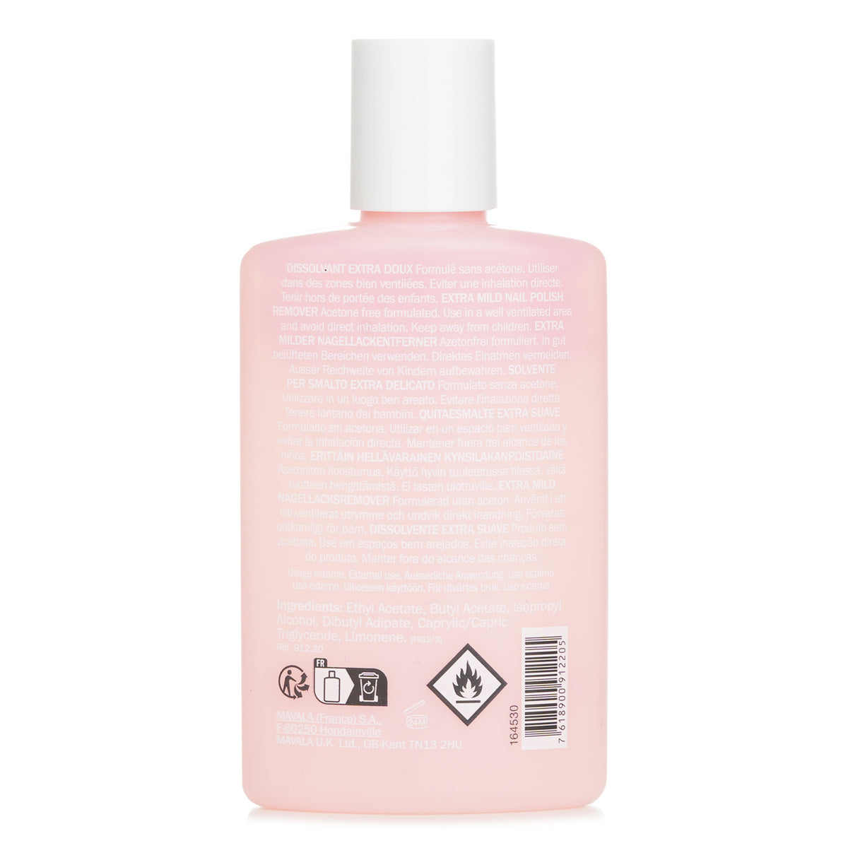 Mavala Switzerland Nail Polish Remover Pink 100ml