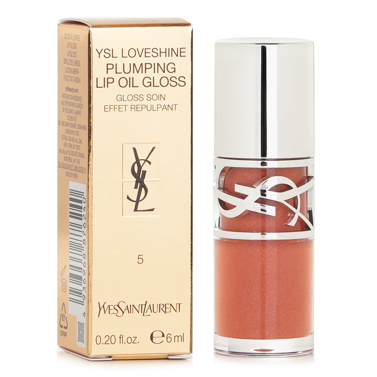 Yves Saint Laurent Loveshine Plumping Lip Oil Gloss - # 05 California Sunshine