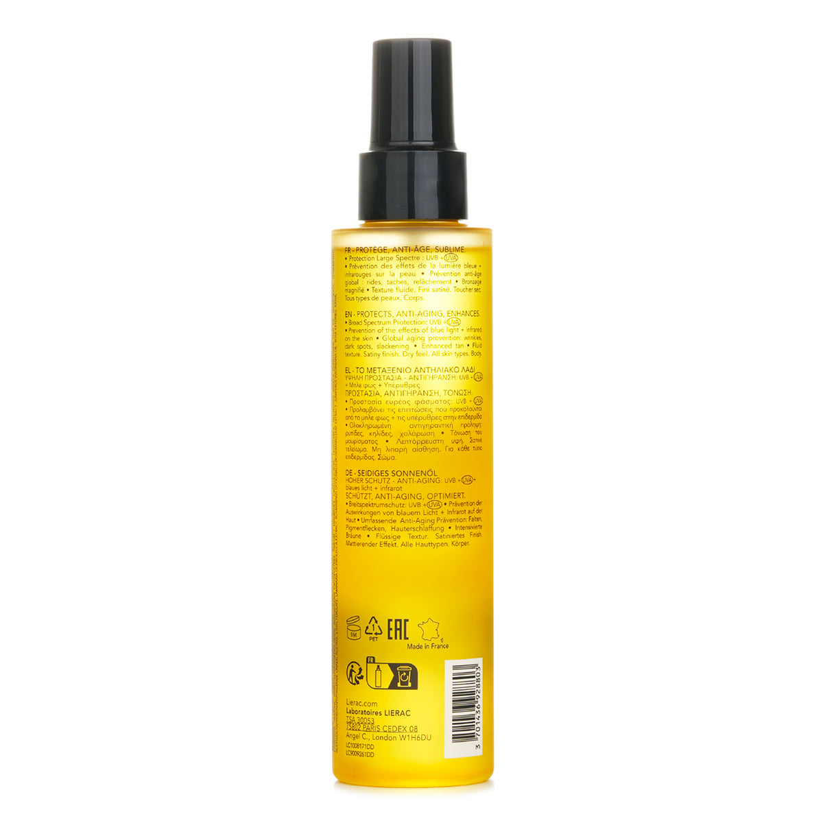 Lierac Sunissime The Silky Sun Oil Body SPF 50 150ml