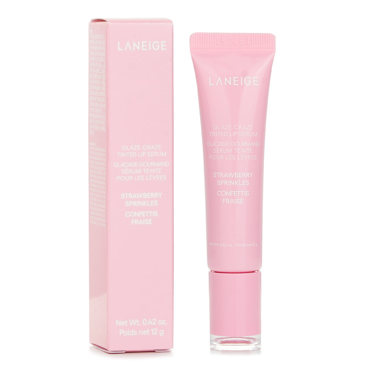 Laneige Glaze Craze Tinted Lip Serum - # Strawberry Sprinkles 12g