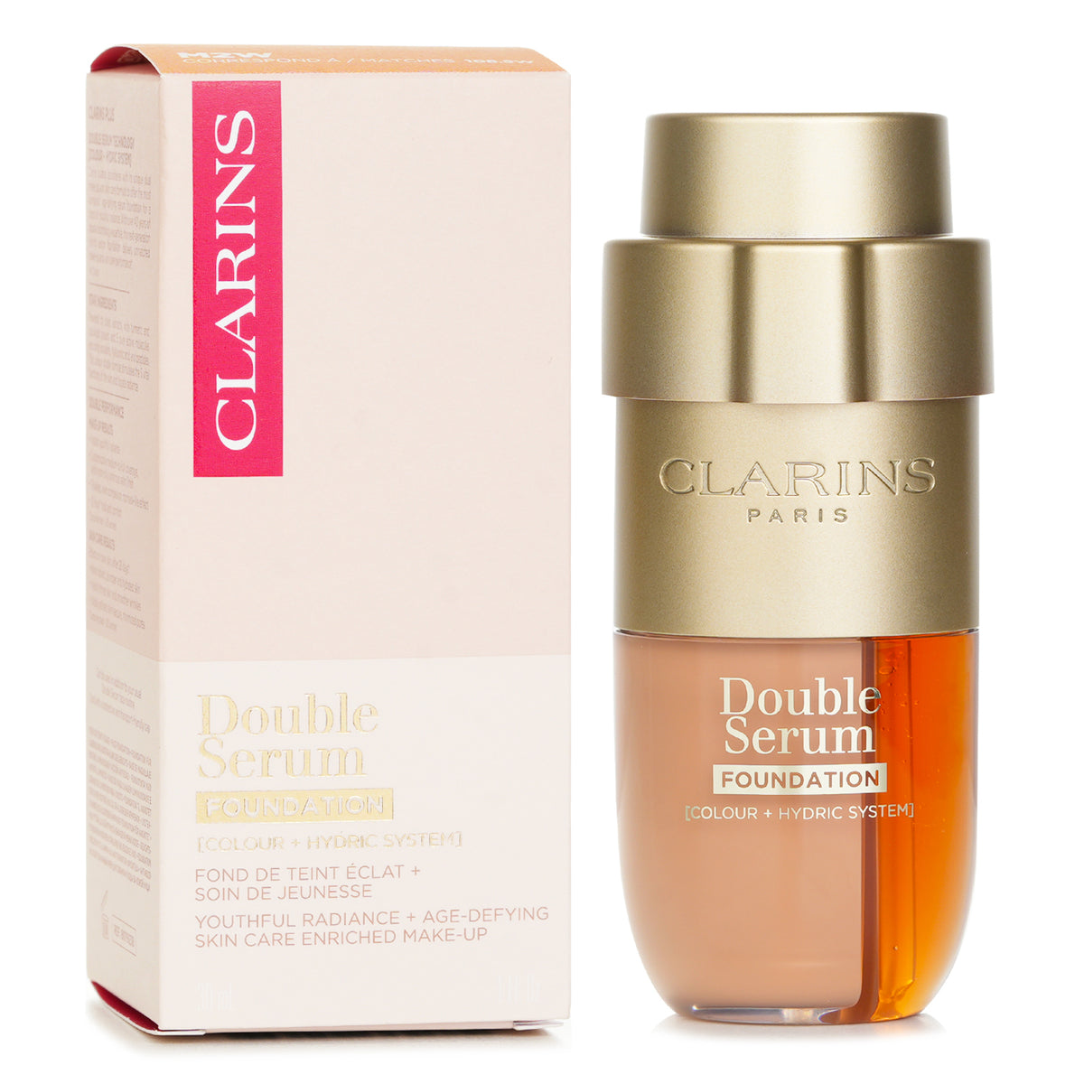 Clarins Double Serum Foundation - # M2W 30ml