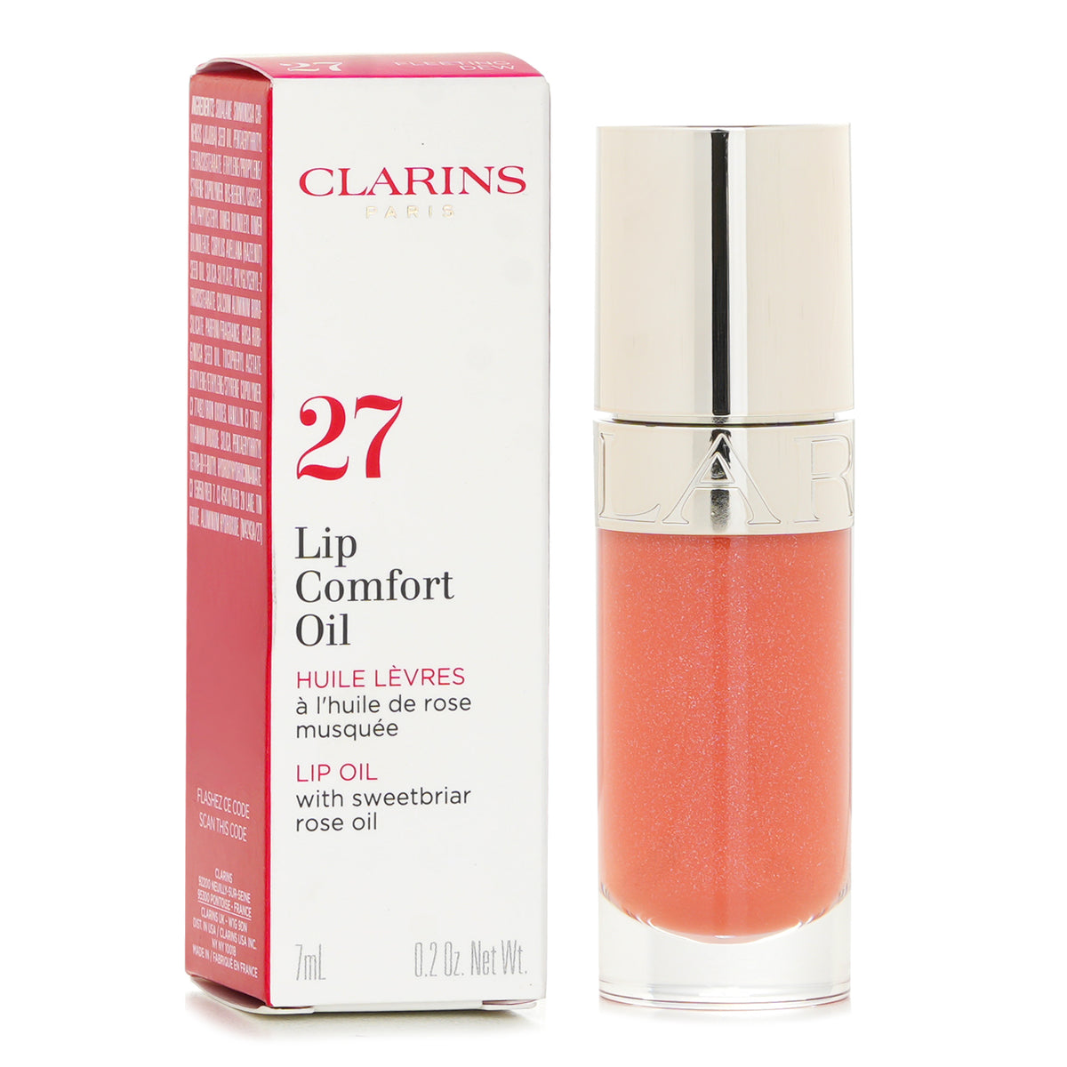 Clarins Lip Comfort Oil - # 27 Fleeting Dew 7ml