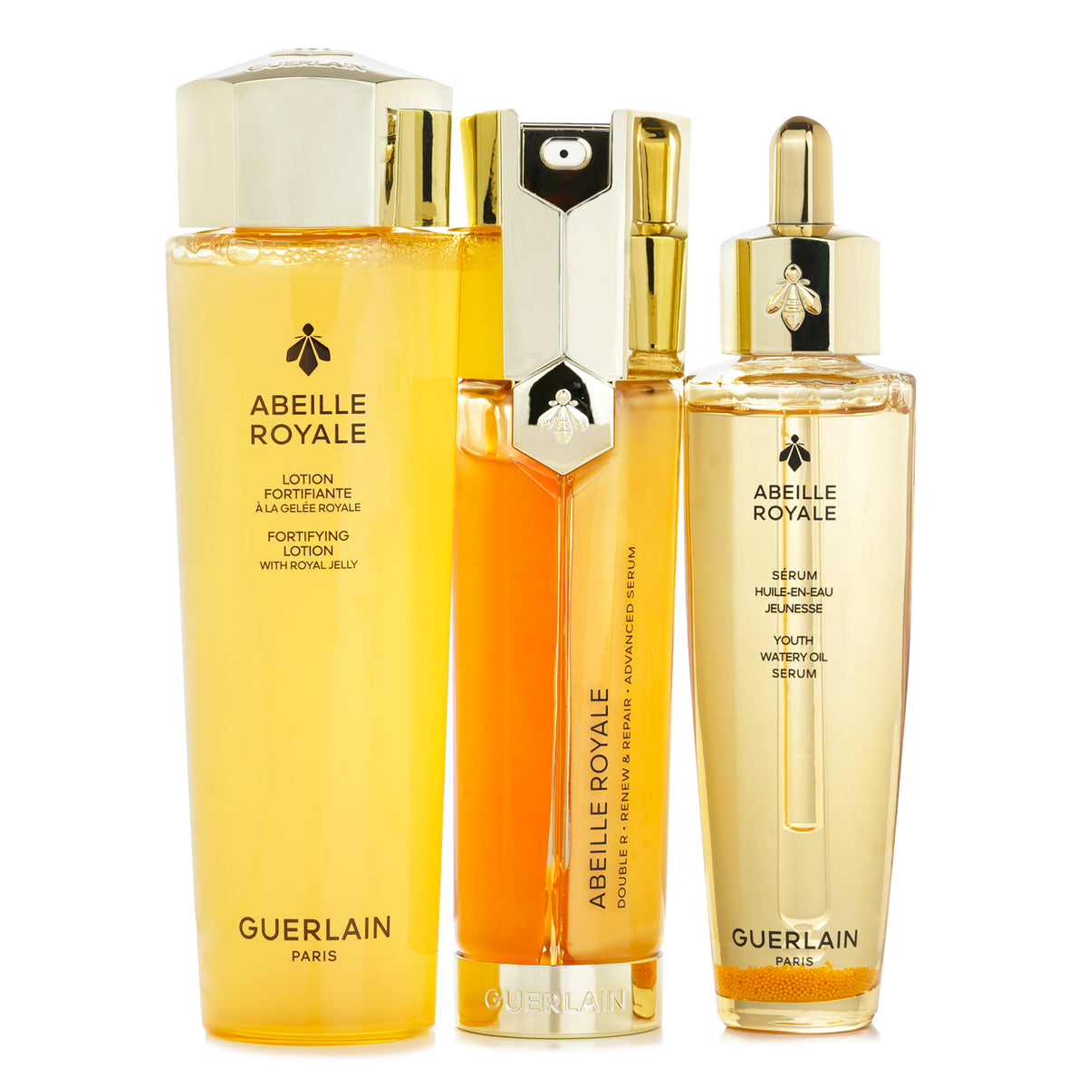 Guerlain Abeille Royale Anti Aging Skincare 3 Step Duo Set 3pcs
