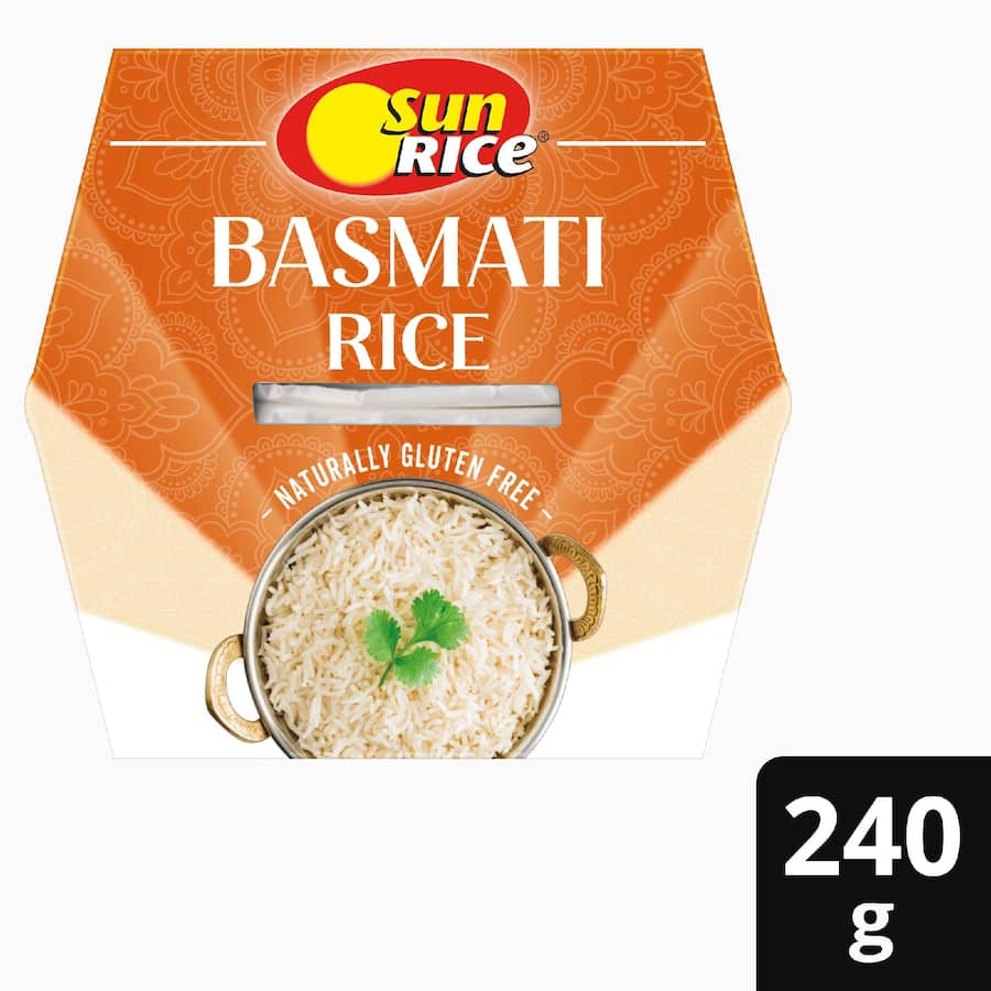 Sunrice Microwave Basmati Rice Cup 2 pack 120g
