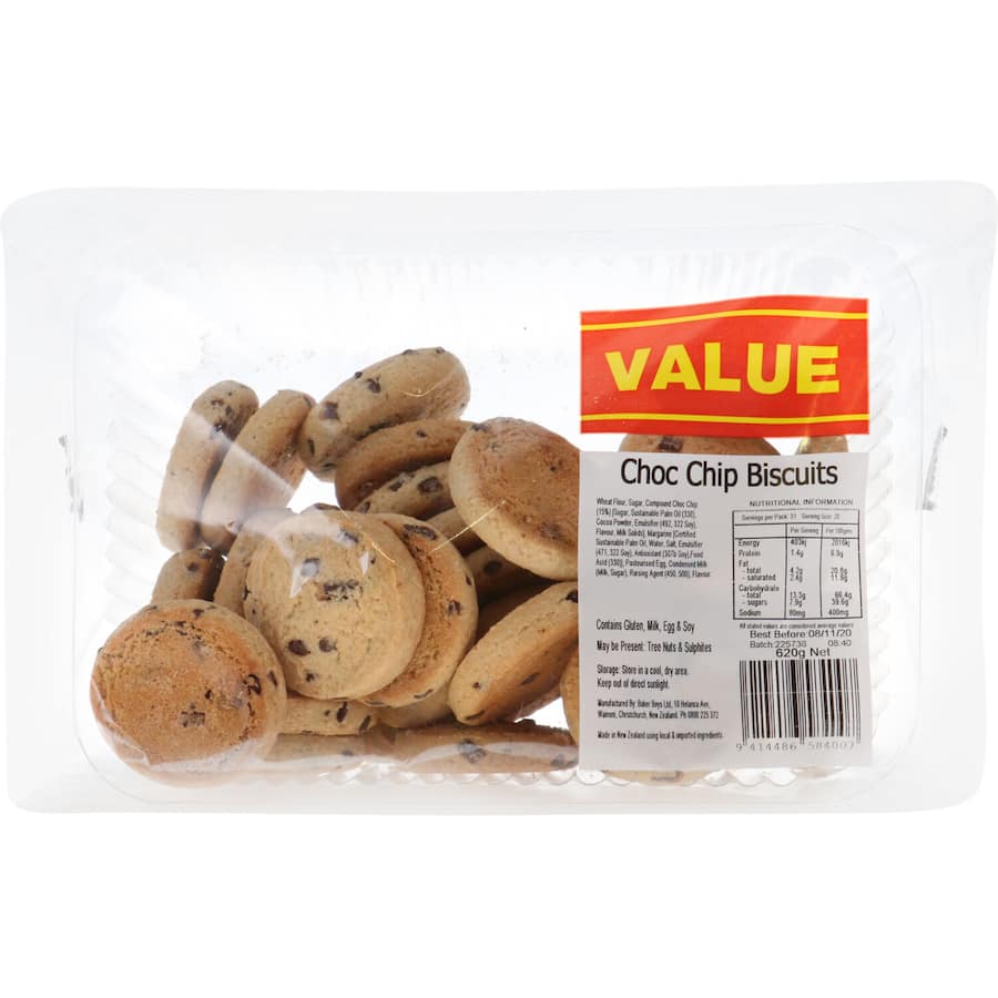 Baker Boys Cookies Choc Chip Value pack 620g