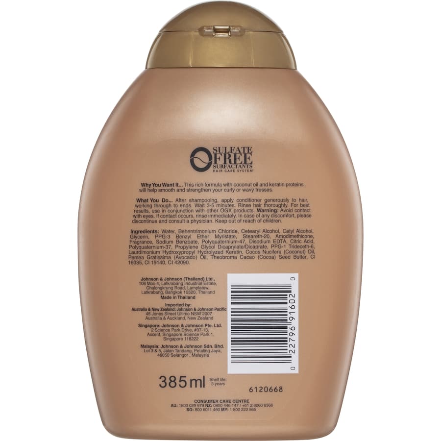 Ogx Conditioner Brazilian Keratin Therapy 385mL