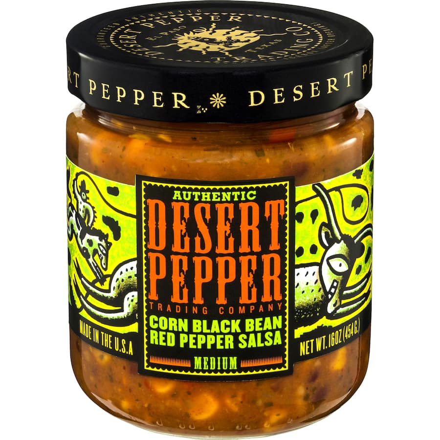 Desert Pepper Salsa Corn & Black Bean Jar 454g