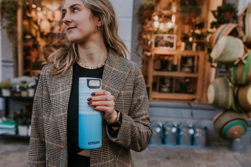 Grip Tumbler - Kambukka ETNA S/S Breezy Blue (500ml)