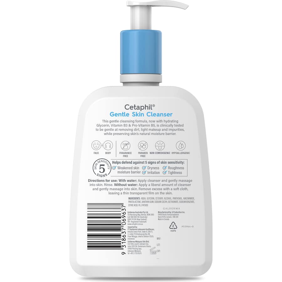 Cetaphil Skin Cleanser Gentle Pump 500mL