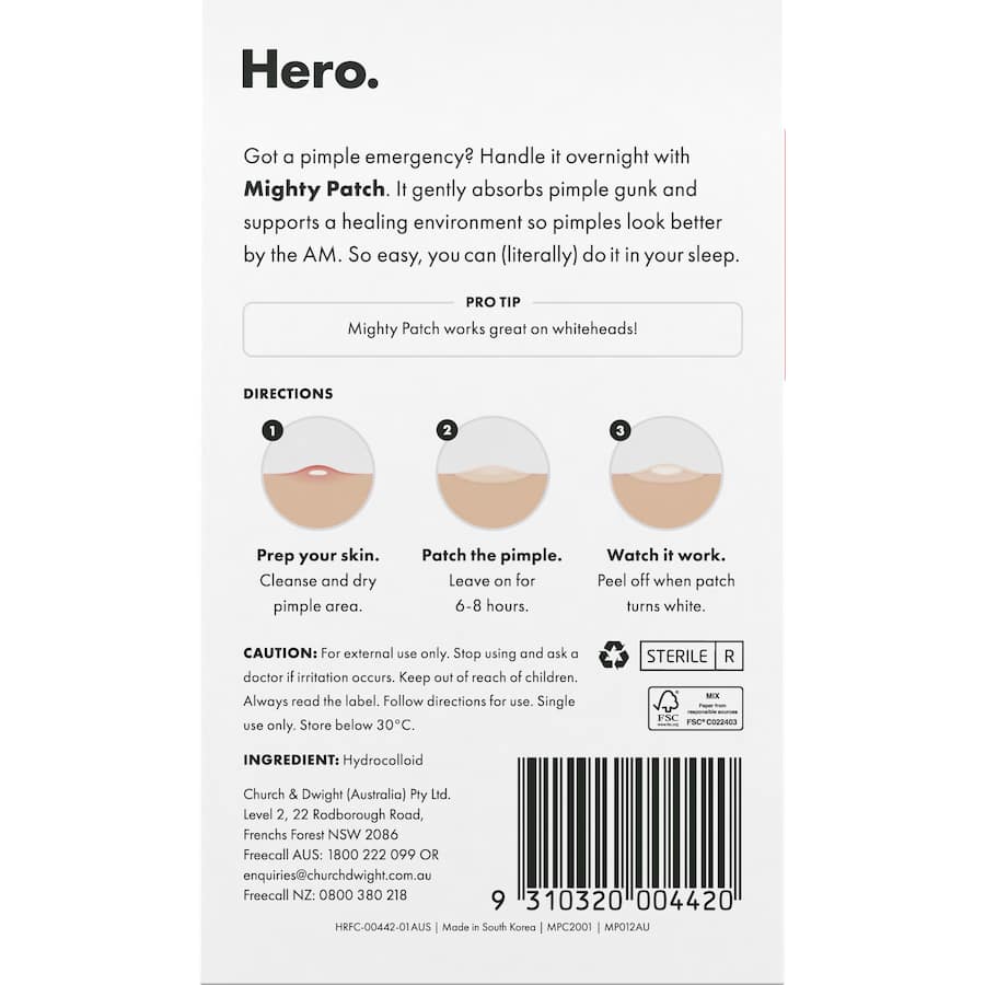Hero Mighty Skin Care Patches 24pack