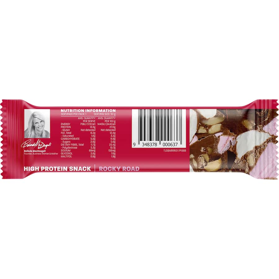 The Lady Bar Protein Bar Rocky Road 50g
