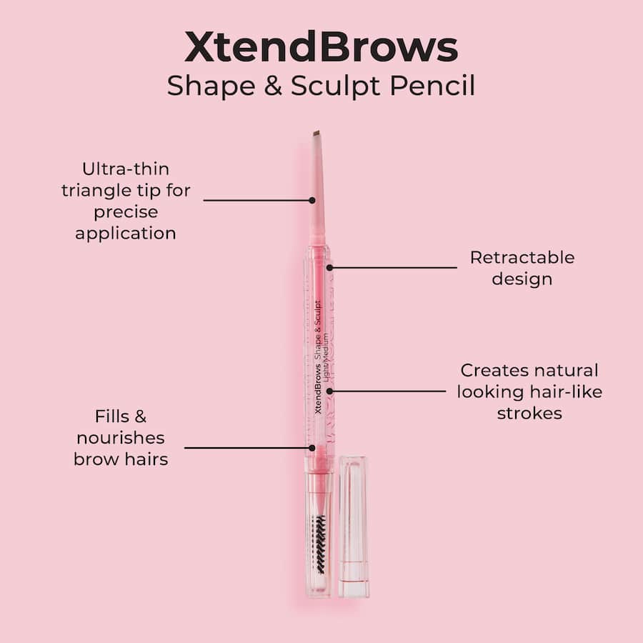 Mcobeauty Xtendbrows Eyebrow Pencil Light/medium