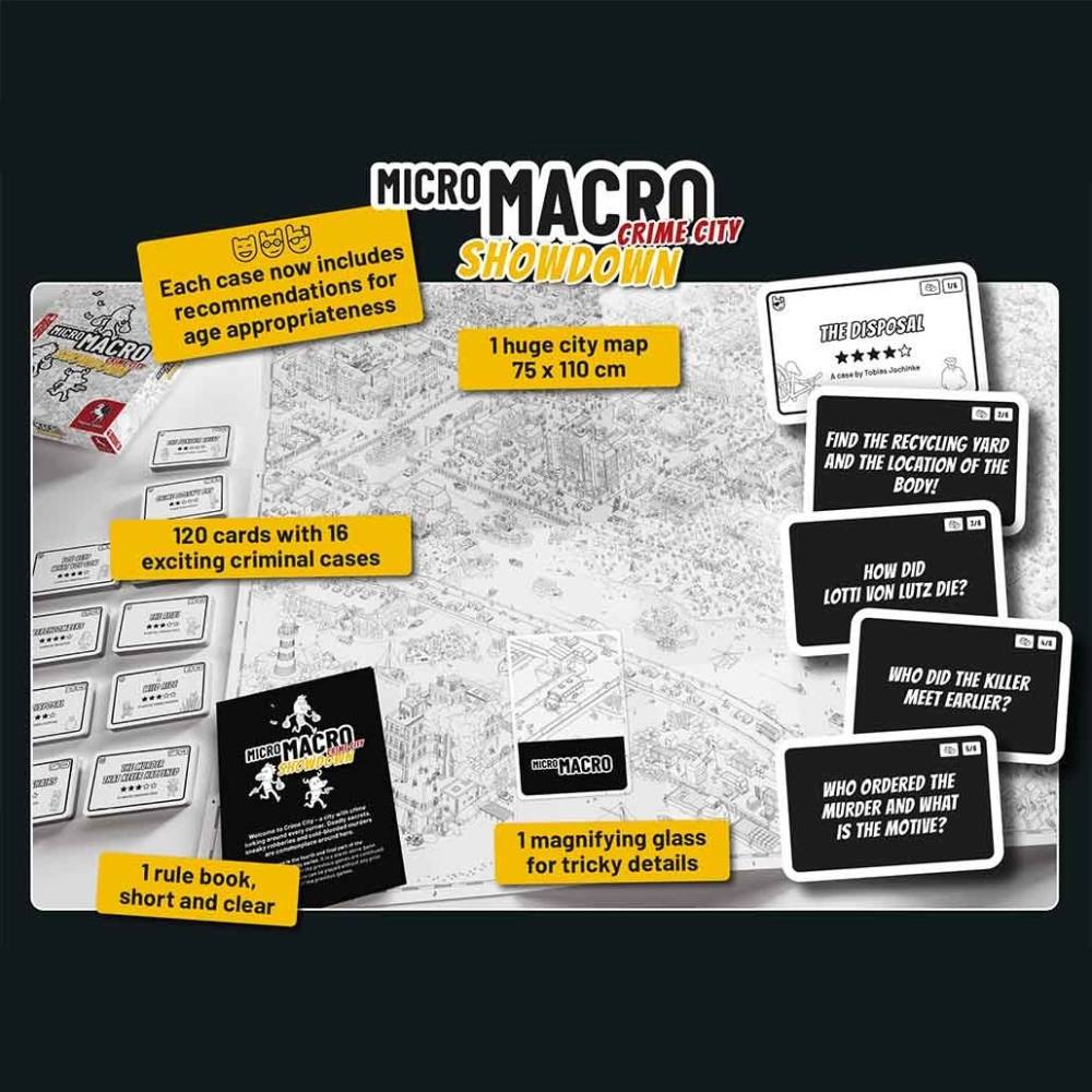 MicroMacro - Crime City - Showdown Board Game