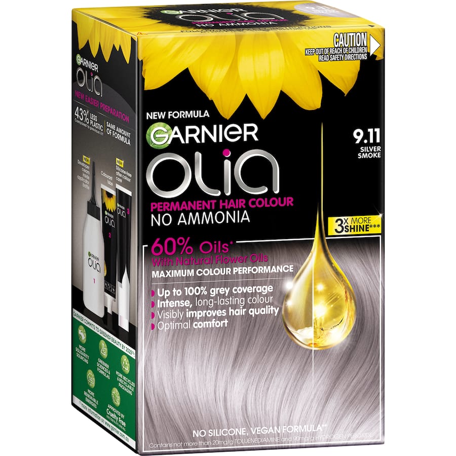 Garnier Olia Hair Colour Silver Smoke 9.11 - 1pack
